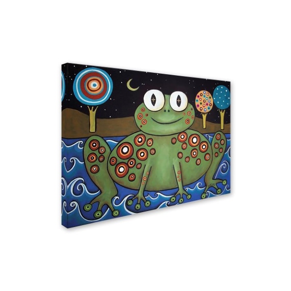 Karla Gerard 'Night Frog' Canvas Art,35x47